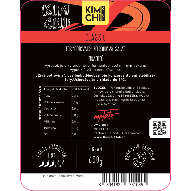 Kimchi Classic 650g.