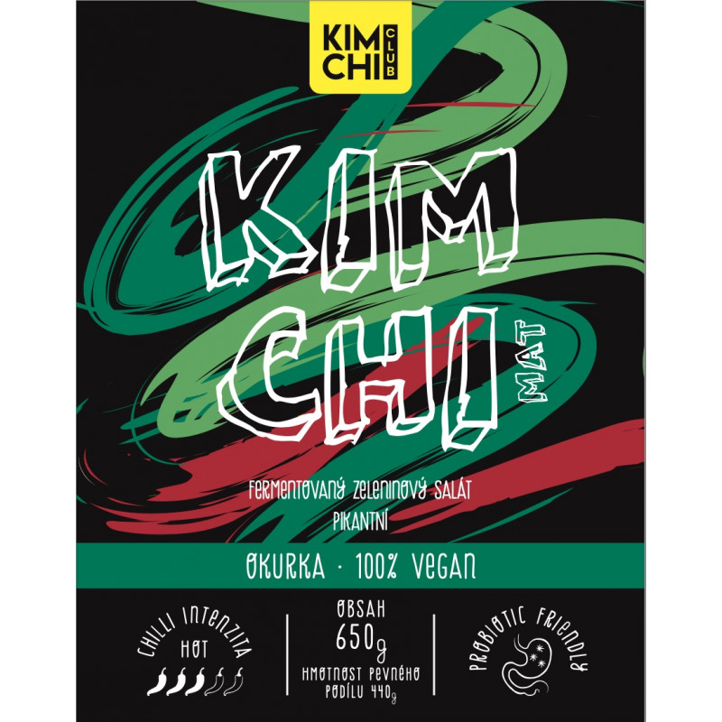 Kimchi Okurka 100% Vegan 650g